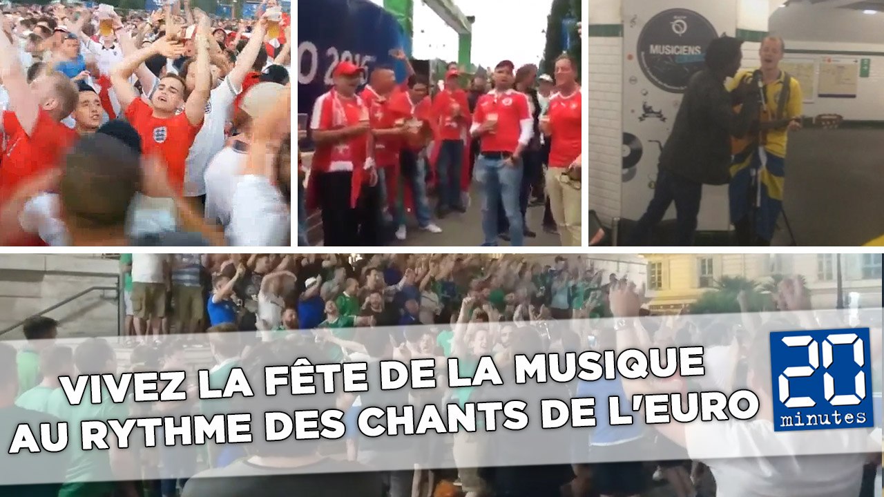 Vivez la fête de la musique au rythme des chants de l'Euro 2016
