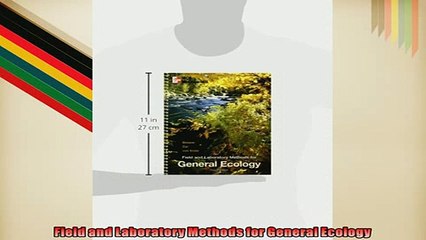 READ book  Field and Laboratory Methods for General Ecology  DOWNLOAD ONLINE