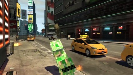 GTA IV - Mod Minecraft Creeper PS3