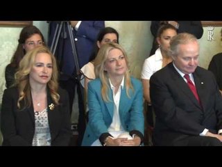 Roma - Mattarella incontro Fondazione Bellisario (17.06.16)