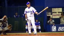 2015年5月27日 横浜DeNA－オリックス　三浦投手 通算２２本目のツーベースヒット