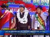 Bolivia Movimientos populares proclaman binomio Morales Linera 20/10/2009