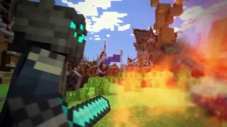 Batalha no Mega Walls   FILME Minecraft Animation