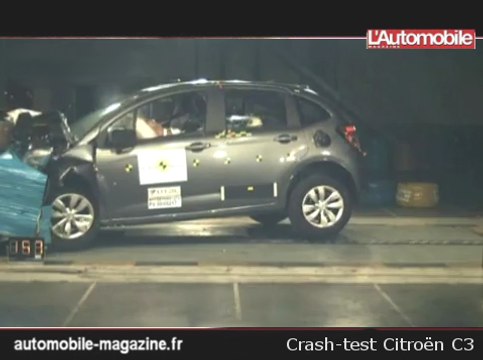 La Citroën C3 au crash-test Euro NCAP