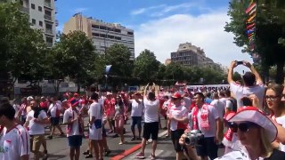 Euro 2016 Polish fans march and trouble with police in Marseille before Ukraine Poland