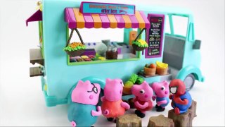 Spiderman And Peppa Pig Stop Motion || Peppa Pig Play Doh Stop Motion Animation 2016