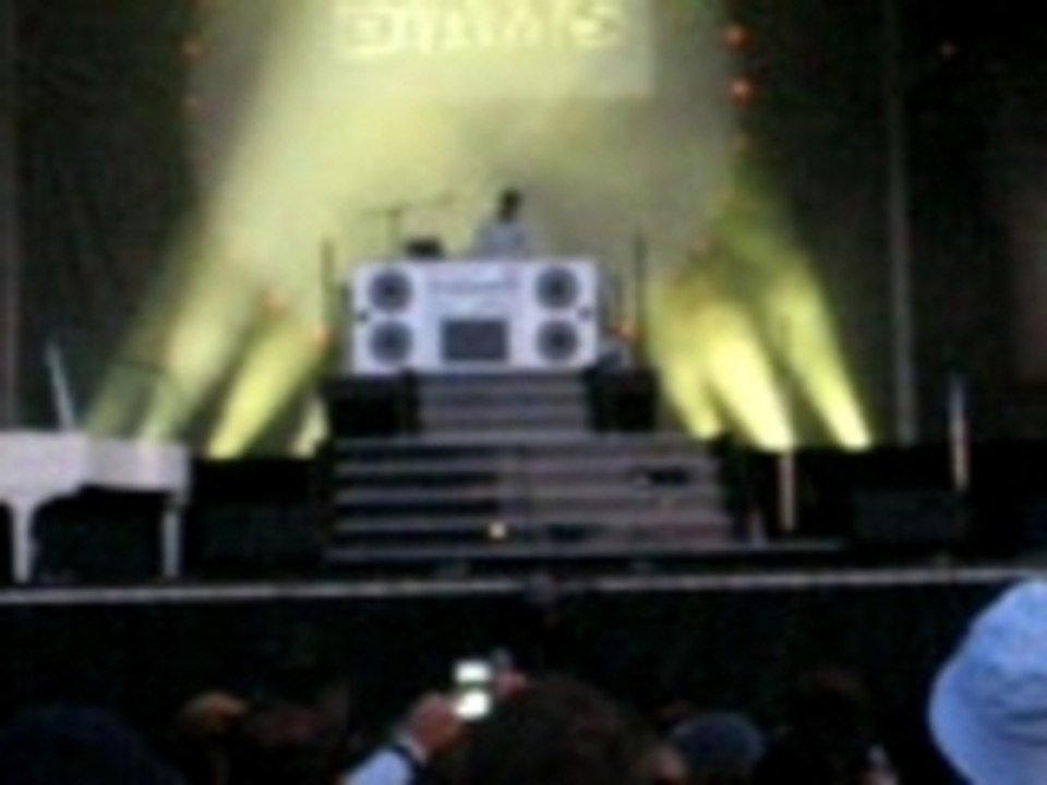 solidays 2007 Diam's arrivée