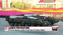 N. Korea shows signs of missile launch to East Sea