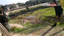 17 12 Heet Daraa أوغاريت حيط حوران , اشتباكات الجيش الحر وحاجزعصابات الاسد ج1