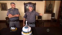 Otávio Mesquita comemora seus aniversário ao lado da Polícia Militar