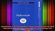 READ book  Foundations of Microeconomics Student Value Edition Plus NEW MyEconLab with Pearson eText Full EBook