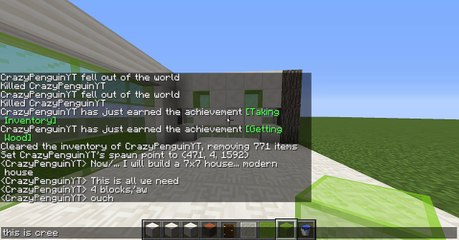 7x7 Modern house tutorial MINECRAFT [Episode 1]