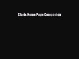 Download Claris Home Page Companion Ebook Free
