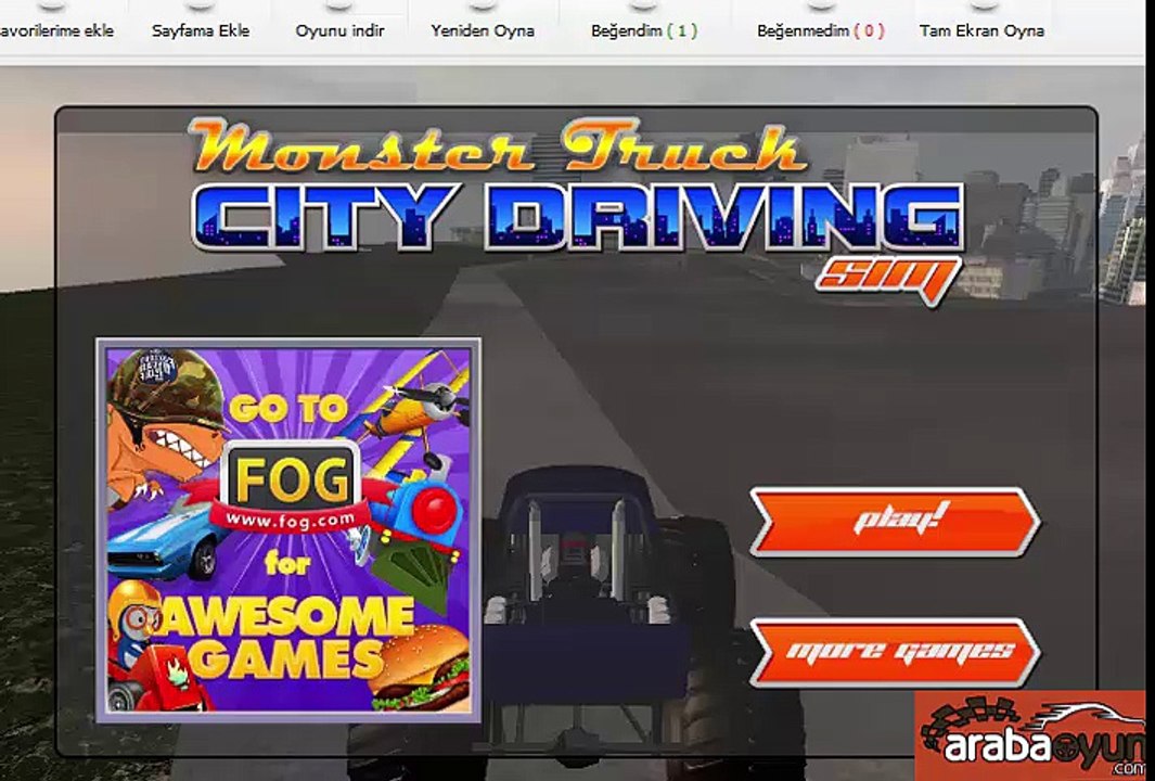 Canavar Kamyon Şehirde Oyunu Nasıl Oynanır?