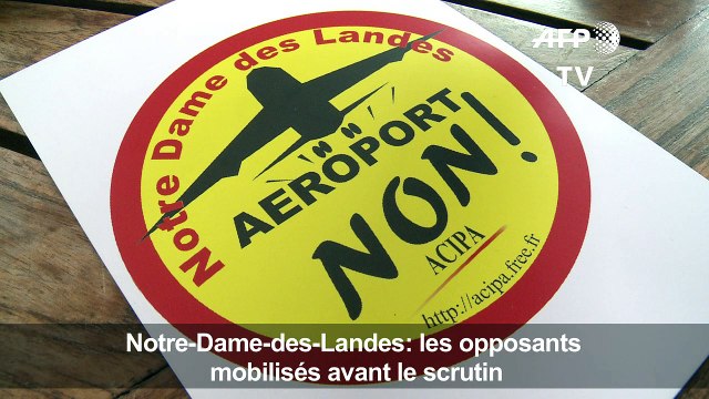 Notre-Dame-des-Landes: les opposants mobilisés avant le scrutin