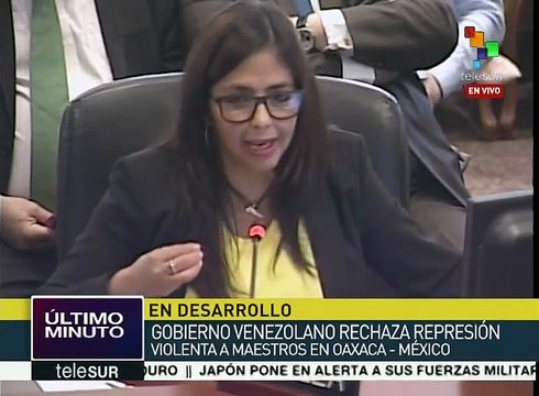 Delcy Rodríguez: El pueblo de Venezuela no obedece órdenes de EE.UU.