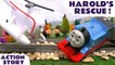 HAROLD'S RESCUE --- Join Harold the Helicopter from Thomas and Friends as he helps the Minions and Thor from the Avengers fix some faulty points, Featuring Salty, Percy and many more family fun toys