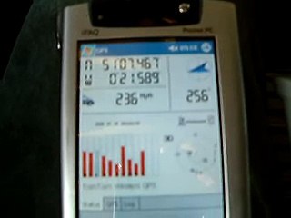 Take off from Gatwick runway 26. Speed and heading on tomtom