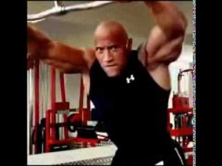 The Rock Workout Training in Budapest, Hercules Dwayne The Rock Johnson´s Turbine from Hell