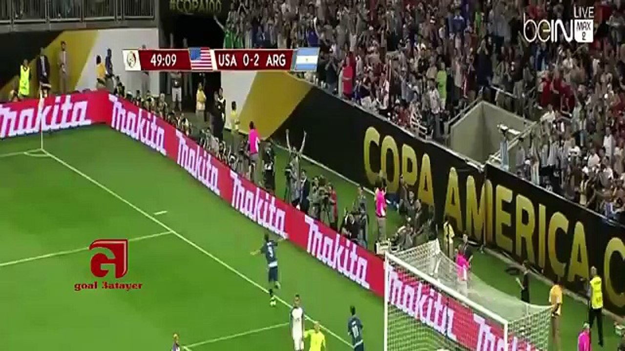 ‫ملخص و اهداف مباراة امريكا و الأرجنتين 0-4 رؤوف بن خليف - نصف نهائي كوبا امريكا 21_6_2016 HD‬