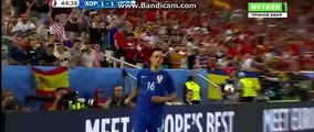 Nikola Kalinic Goal HD - Croatia 1-1 Spain - 21-06-2016