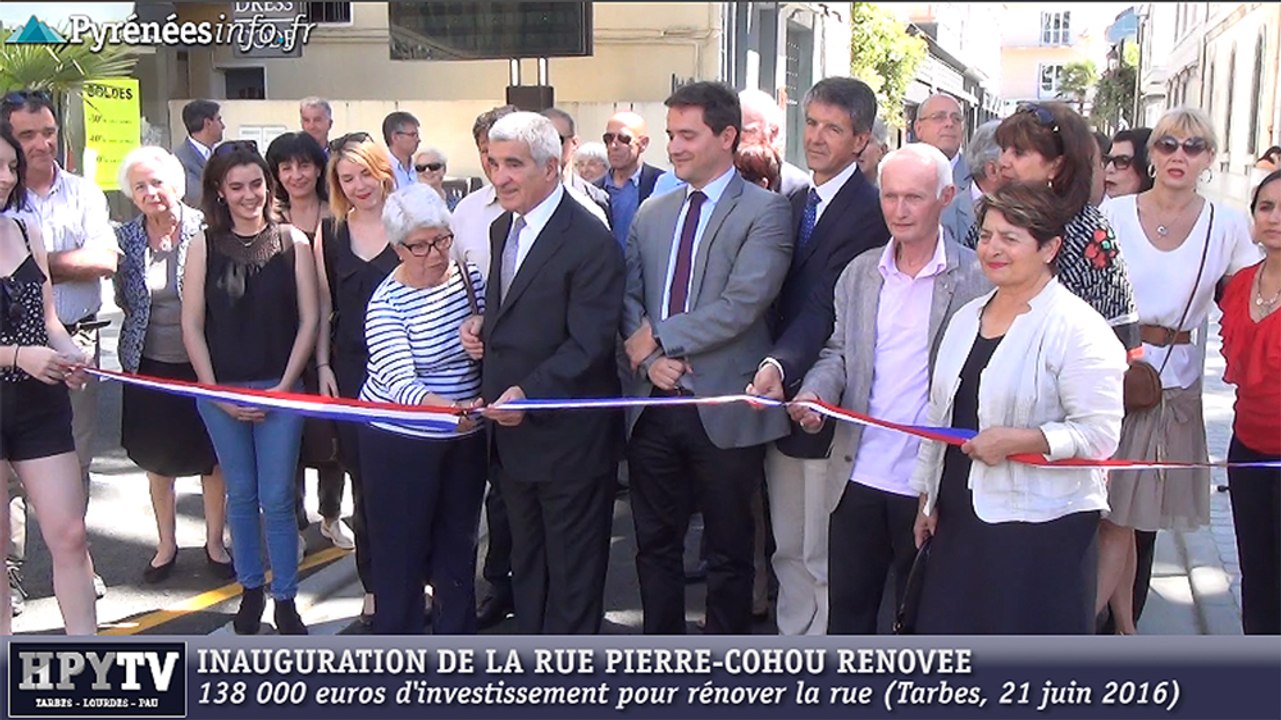 [HPyTv Tarbes] Inauguration de la rue Pierre-Cohou (21 juin 2016)