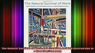 READ book  The Natural Survival of Work Job Creation and Job Destruction in a Growing Economy Full Free