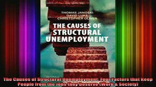 READ book  The Causes of Structural Unemployment Four Factors that Keep People from the Jobs they Full Free