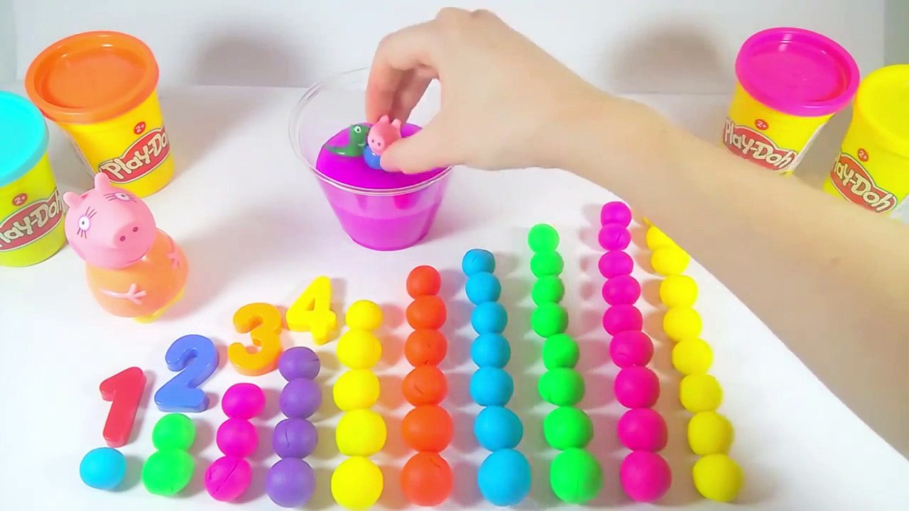 Peppa Pig English Character Episodes New Peppa Pig Play Doh Learn Count Numbers