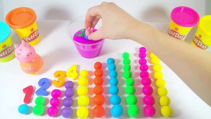 Peppa Pig English Character Episodes New Peppa Pig Play Doh Learn Count Numbers