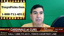 Chicago Cubs vs. St Louis Cardinals Free Pick Prediction MLB Baseball Odds Preview 6-21-2016