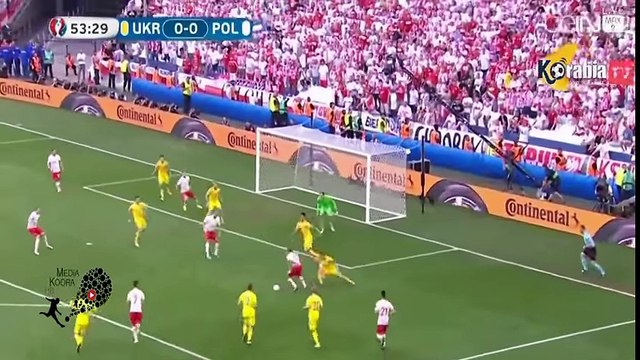 اهداف مباراة بولندا واوكرانيا 1-0 [كاملة] تعليق عصام الشوالي - يورو 2016 بفرنسا [21-6-2016]
