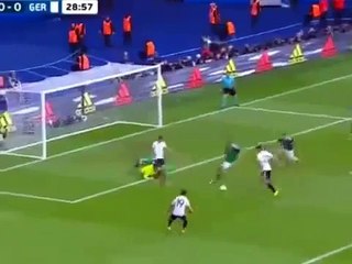 Mario Gomez Goal 1-0 --Germany vs Northern Ireland Euro 2016 --