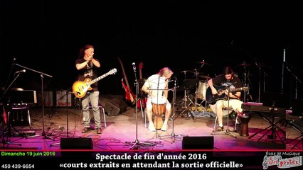 Courts extraits du spectacle 2016 École de Musique  À Votre Portée