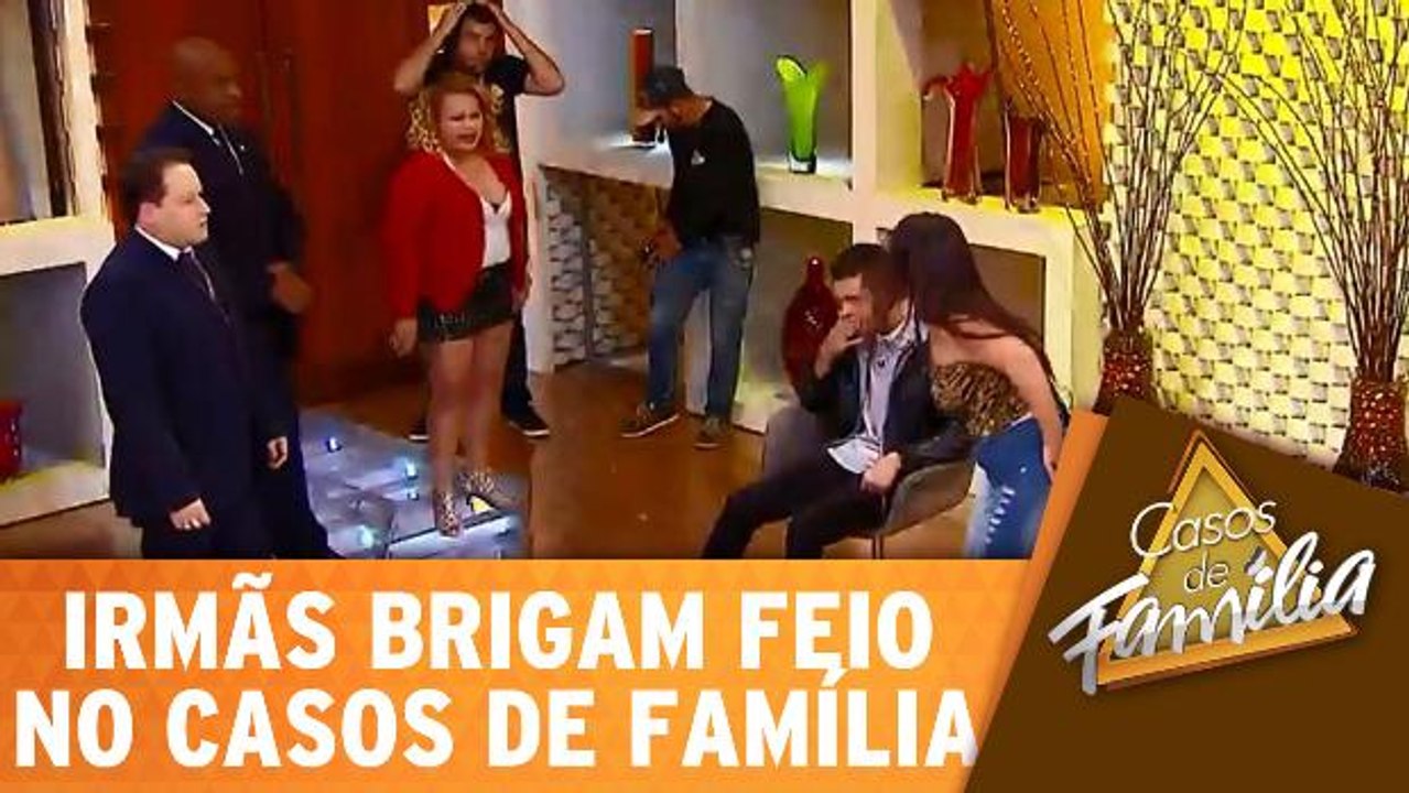 Irmãs brigam feio no Casos de Família!