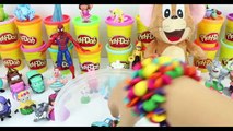 NEW Surprise Eggs Minions Peppa Pig Toys with Play Doh Peppa's Family Play Dough Playset K