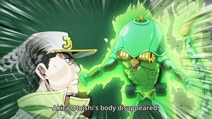 JoJo Bizarre Adventure Diamond Is Unbreakable Okuyasu defeats Akira Otoshi! [HD]