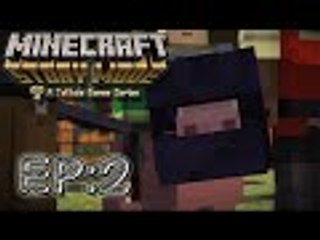Minecraft Story Mode Episode 1 Part 2 | Protect the piggy!!!