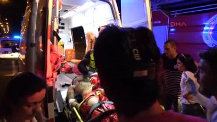 Antalya'da Aşırı Hız Kazası 2 Yaralı