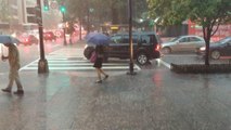 Strong thunderstorms hit D.C. area