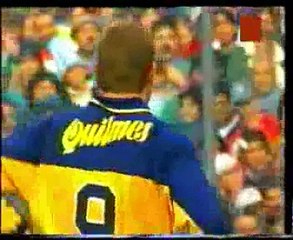 Gol de Arruabarrena a Racing (Boca 1-Racing 1 27-09-1998)