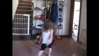 Nika dancing #2: with step stool (25 months)