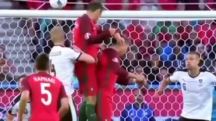 ملخص مباراة البرتغال و النمسا 0-0 (اهدار رونالدو ركلة جزاء) (يورو 2016)_x264