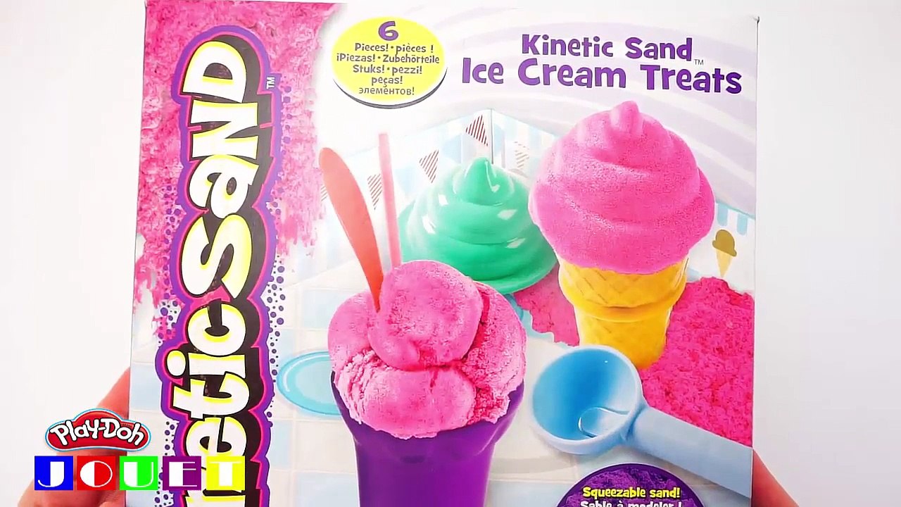 Pâte à Modeler en Français, Faire La Crème Glacée Avec Kinetic Sable
