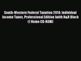 Read South-Western Federal Taxation 2014: Individual Income Taxes Professional Edition (with