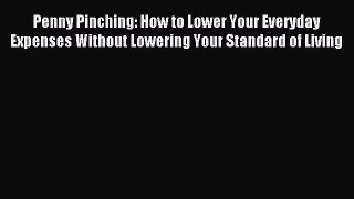 Read Penny Pinching: How to Lower Your Everyday Expenses Without Lowering Your Standard of