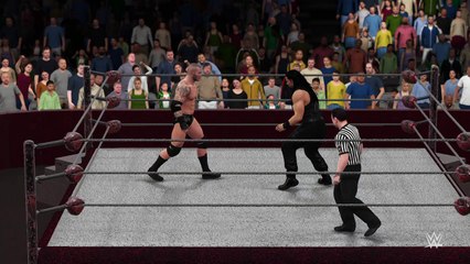 WWE 2K16 roman reigns v randy orton