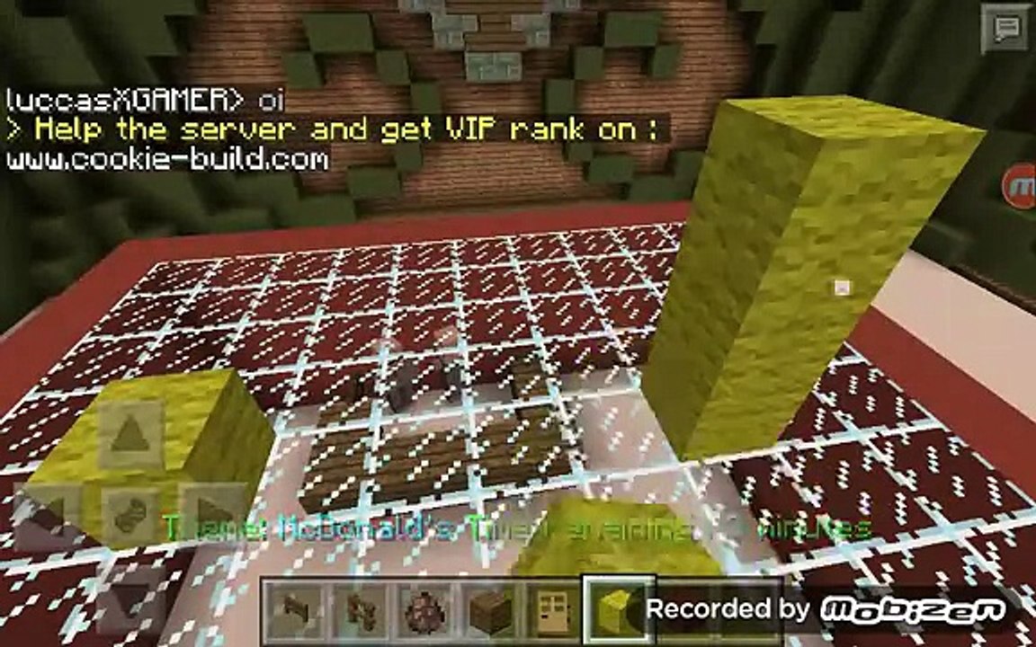 Minecraft PE Cookie-build Build Battle server