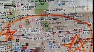 Mapping out my 15 hour layover in South Korea