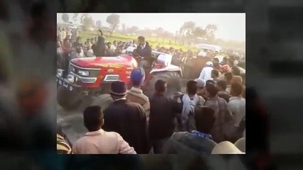 Drive a tractor like a Crazy Indian, Indian Tractor Stunts, funny video